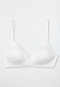 Bra without underwire padded white - Invisible Soft