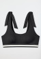 Bikini-bustiertop uitneembare cups verstelbare bandjes zwart  California Dream