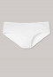 Culotte Bikini in microfibra di qualità con pizzo di colore bianco - Pure Micro