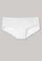 Culotte Bikini in microfibra di qualità con pizzo di colore bianco - Pure Micro