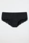 Culotte bikini con pizzo nero - Pure Cotton