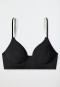 Top per bikini con ferretto e spalline variabili, nero - California Dream