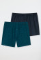 Boxershorts 2-pack jersey effen patroon - Boxershorts multipacks