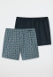 Boxershorts 2-pack jersey effen patroon - Boxershorts multipacks