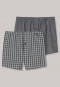 Boxershorts 2er-Pack Webware mehrfarbig gemustert - Tension Release