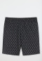 Boxershort bruin-grijs gedessineerd - Fine Interlock