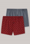 Boxershort geweven stof 2-pack zuurstokkenpatroon veelkleurig  Fun Prints