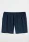 Boxershorts Jersey dunkelblau karierte - Cotton Casuals