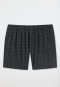 Boxershorts jersey zwart geruit - Cotton Casuals