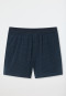 Boxershort Organic Katoen gedessineerd nachtblauw - Comfort Fit