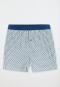 Boxershorts Organic Cotton gemustert silber - Comfort Fit