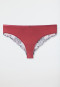 Bikini brief sustainable microfiber lace berry - Summer Floral Lace