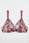 Underwire bra lace berry - Summer Floral Lace