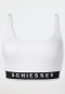 Bustier Doppelripp Organic Cotton weiss - Pure Rib