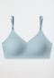 Bustier microfiber removable pads bluebird - Invisible Soft