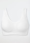 White seamless bustier - Seamless light