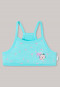 Bustier racerback kat Hawaï palmbomen turkoois - Cat Zoe