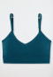 Bustier seamless removable pads petrol - Casual Seamless