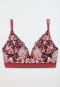 Bustier verstelbare bandjes bessenkant - Summer Floral Lace