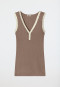 Chemisette taupe - Revival Agathe