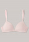 Triangel-BH bügellos gepaddet rosé - Long Life Softness