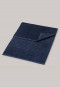 Shower towel 70*140 cm, structured, dark blue
