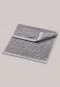 Asciugamano per ospiti con superficie strutturata 30x50 argento - SCHIESSER Home