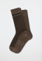 Confezione da 2 paia di calzini da uomo in cotone Pima, havana - Long Life Cool