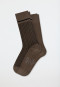 Herrensocken 2er-Pack Pima Baumwolle havanna - Long Life Cool