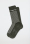 Confezione da 2 paia di calzini da uomo in cotone Pima, kaki - Long Life Cool