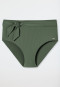 High-waisted bikini bottoms lined sash khaki - California Dream