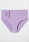 High-waisted bikini bottoms lined sash purple - California Dream