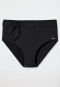 High-waisted bikini bottoms lined sash black - California Dream