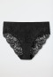 Slip a vita alta in pizzo e lurex di colore nero - Glam Lace