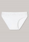Culotte Rio taille basse qualité micro motif fleuri blanc - Invisible Soft