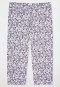 Hose 3/4-lang Blumen mehrfarbig gemustert - Mix+Relax