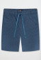 Korte broek atlantisch blauw patroon - Mix+ Relax