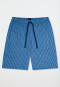 Hose kurz blau gemustert - Mix+Relax