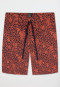 Hose kurz hellrot gemustert - Mix+Relax