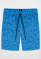 Korte broek indigo patroon - Mix+ Relax