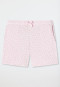 Pantaloni corti in modal a pois, rosa cipria - Mix+Relax