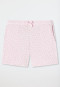 Broek kort modal stippen powder pink - Mix+Relax