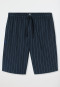 Pants short midnight blue striped - Mix+Relax