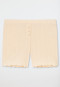 Hose kurz Organic Cotton Ajouree Zierknöpfe sahara - Mix+Relax