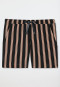 Pants short woven viscose stripes black - Mix & Relax