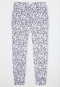 Hose lang Bündchen Blumen multicolor - Mix+Relax