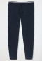 Lange broek met manchetten nachtblauw - Mix+ Relax