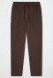 Langere broek, diepbruin - Mix+ Relax