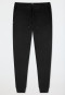 Langere broek met dubbelrib-manchetten, warm, zwart - Mix+ Relax
