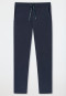 Pantalon long / extra-long modal bleu - Mix + Relax